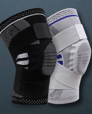 Knee Sleeve Compression Brace With Straps, Upgraded Version