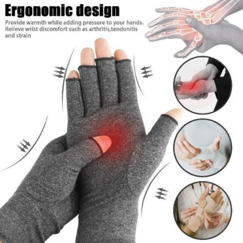 Medium Right Edema Arthritis Compression Swelling Glove Carpal Tunnel Joint Pain 